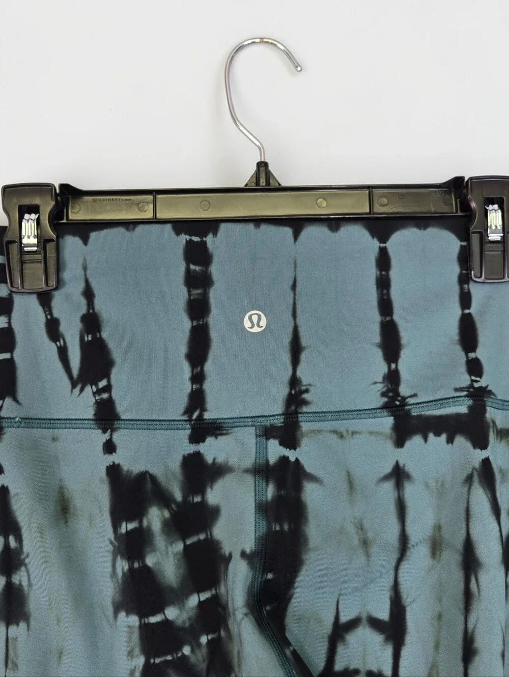 Lululemon Wunder Under Legging Size 8 Mystic Green Black Tie Dye Full Length